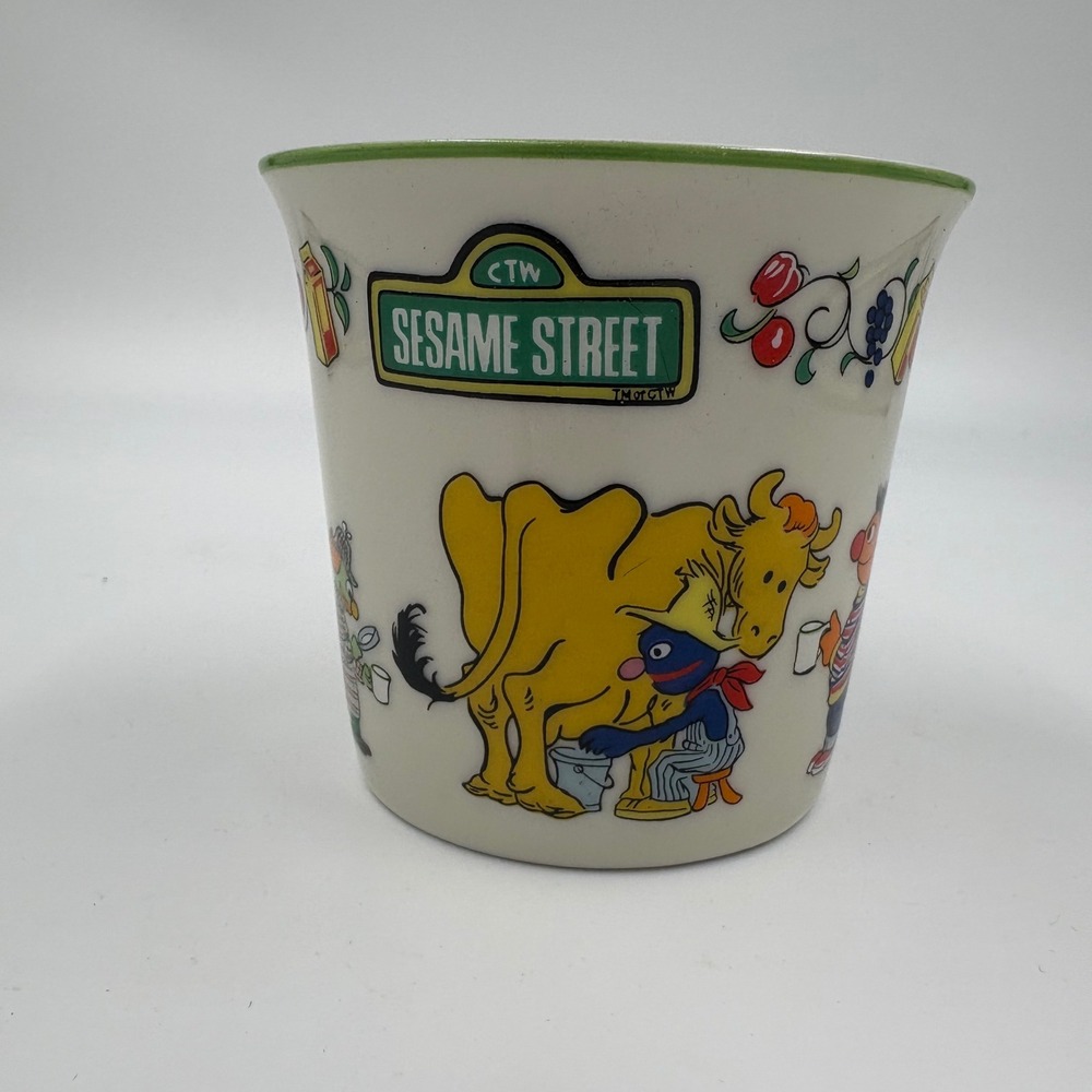 Vintage 1976 Sesame Street‎ Gorham Fine China Mug Muppets Japan Big Bird Cookie